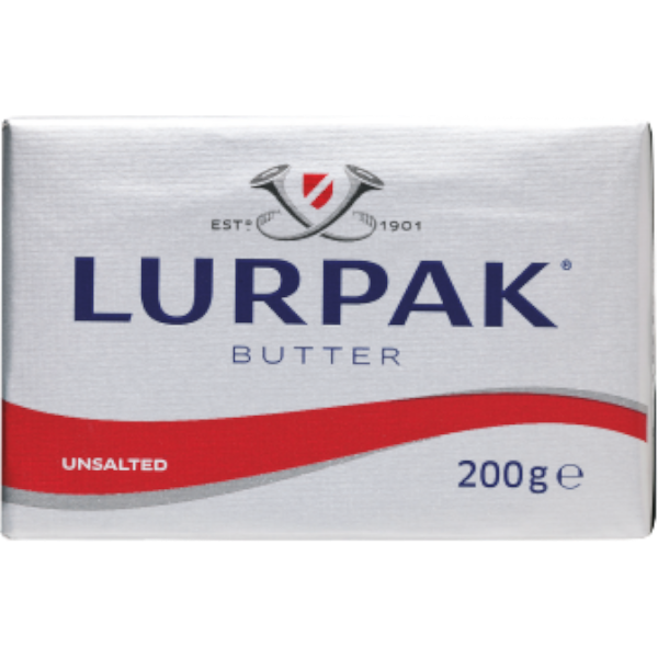 Lurpak 82% Butter Unsalted 200G