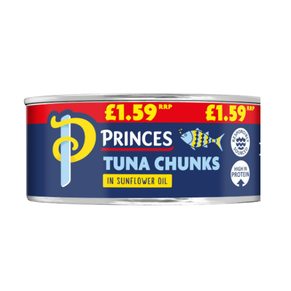 Princes Tuna Chunk In Sunflower Oil 145G