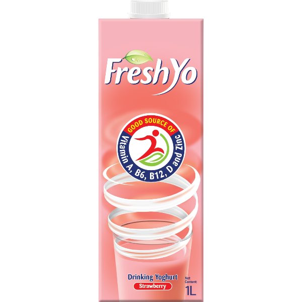 Freshyo Yoghurt Drink Strawberry 1L