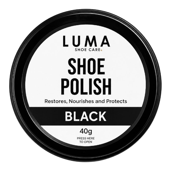 Luma Shoe Polish Black 40G