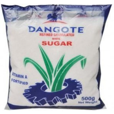 Dangote Granulated White Sugar 500G