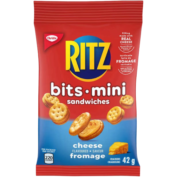 Ritz Bits Cracker Sandwich  Real Cheese Filling 42G