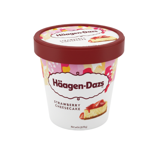 Haagen-Dazs Strawberry Cheesecake Ice Cream 460Ml