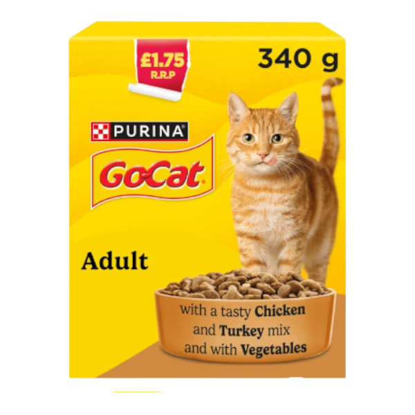 Go Cat Adult Food Chicken Turkey & Veg 340G