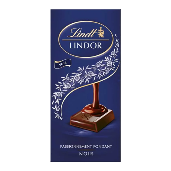 Lindt Lindor Chocolate Black Tab 150G