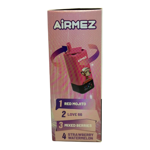 Airmez Vape Red Mojito, Love 66, Mixed Berries, Strawberry 120000 Puff