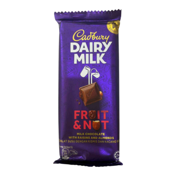 Cadbury Dairy Milk Chocolate Fruit & Nut 130G