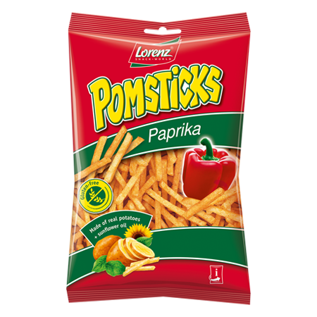 Lorenz Pomsticks Paprika 85G