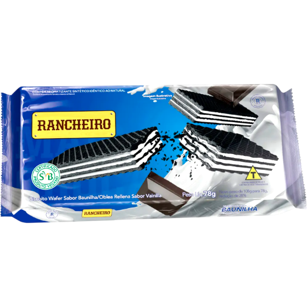 Rancheiro Vanilla Wafer Biscuit 78G