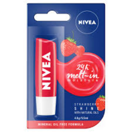 Nivea Lipbalm Strawberry Shine 5.5Ml