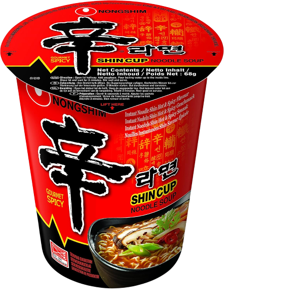 Nongshim Gourmet Spicy Shin Cup Noodle 68G