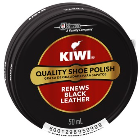 Kiwi Wax Rich Black Shoe Polish 50Ml