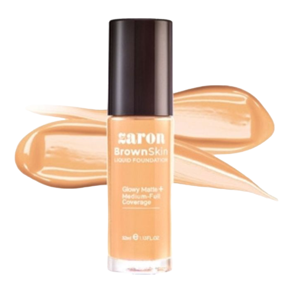Zaron Brownskin Liquid Foundation Cheddar 32Ml
