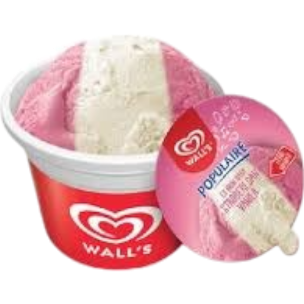 Wall's Populaire Strawberry Vanilla 90Ml