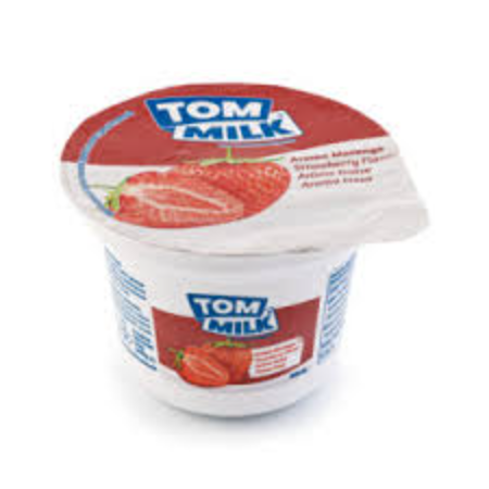 Tom Milk Yogurt Strawberry 125G
