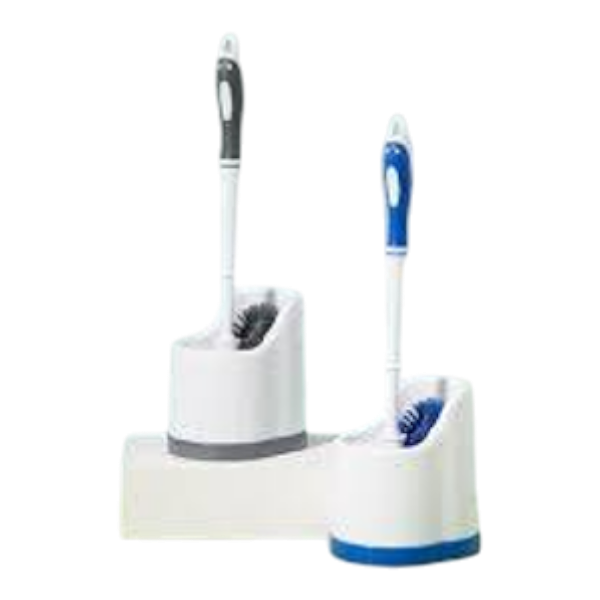 Double - Sided Toilet Brush And Holder