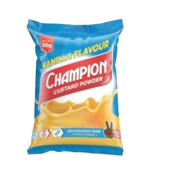 Champion Custard Vanilla Pouch 1Kg