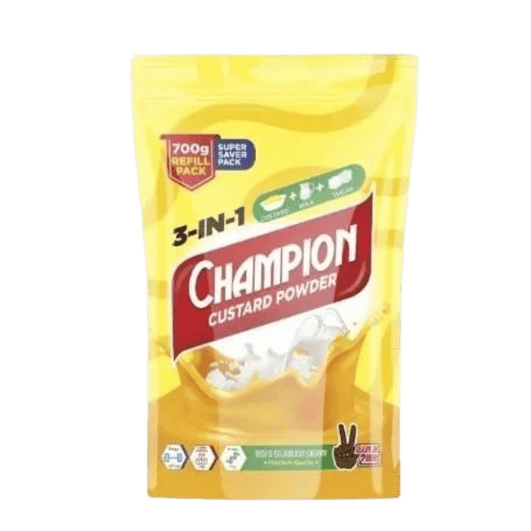 Champion Custard 3In1 Pouch 700G