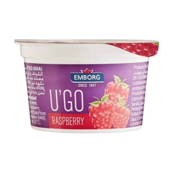 Emborg Ugo Dessert Raspberry Milk  100G
