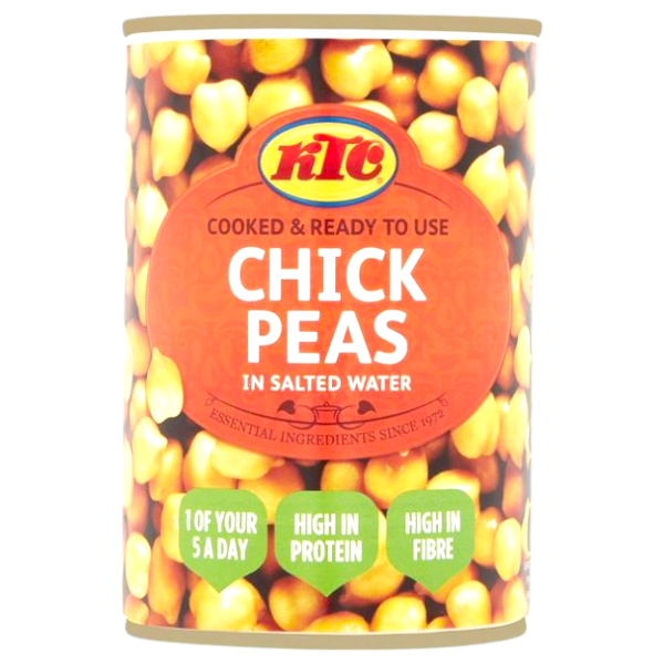 Ktc Cooked Chick Peas In Salted Water 400G