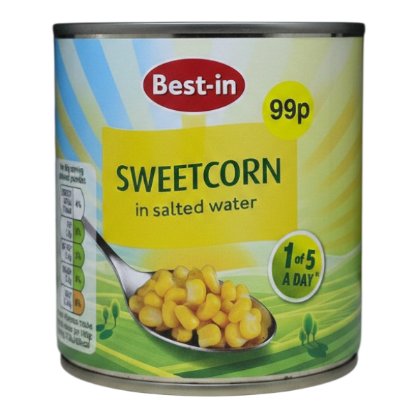 Best -In Sweetcorn In Salted Water 340G