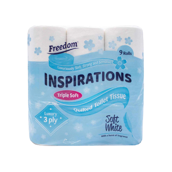 Freedom Tissue Quilted Soft White 9Roll