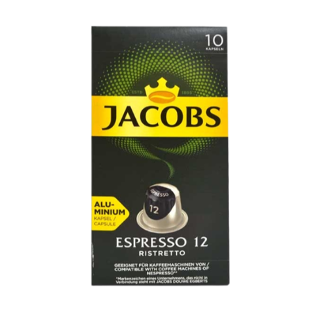 Jacob's Espresso Ristretto Caps 52G