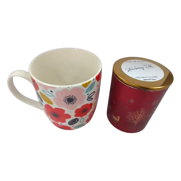 Flower Mug Gift Set
