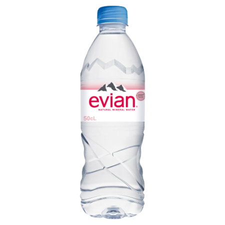 Evian Natural Alkaline Water 500Ml