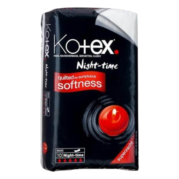 Kotex Maxi Night Time Panty Liners 10Un