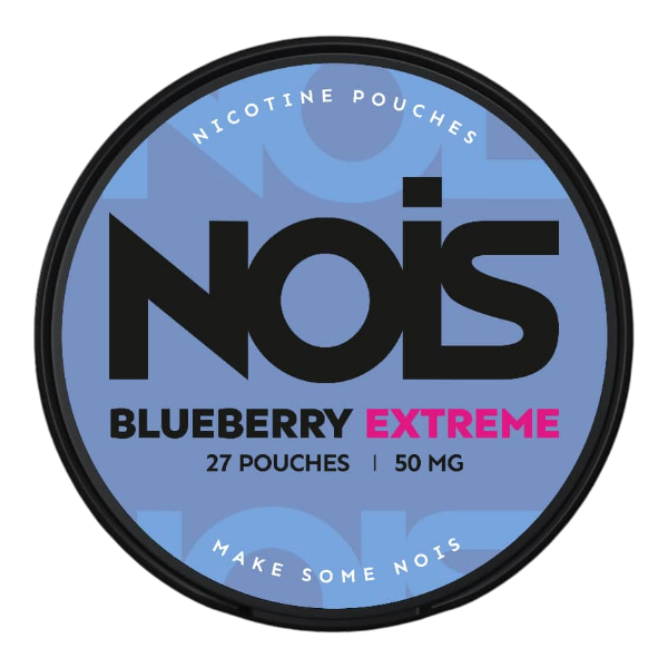 Nois Extreme Nicotine Pouch Blueberry 27Un (50Mg)
