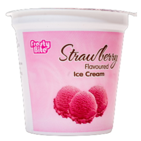 Frosty Bite Ice Cream Strawberry 150Ml