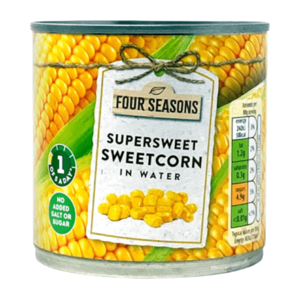 Four Seasons Sweetcorn 340G