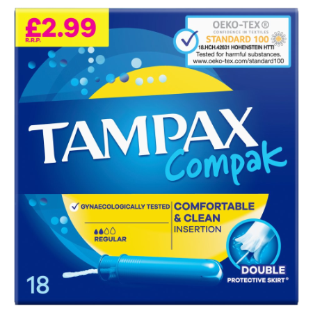 Tampax Compak Regular 18