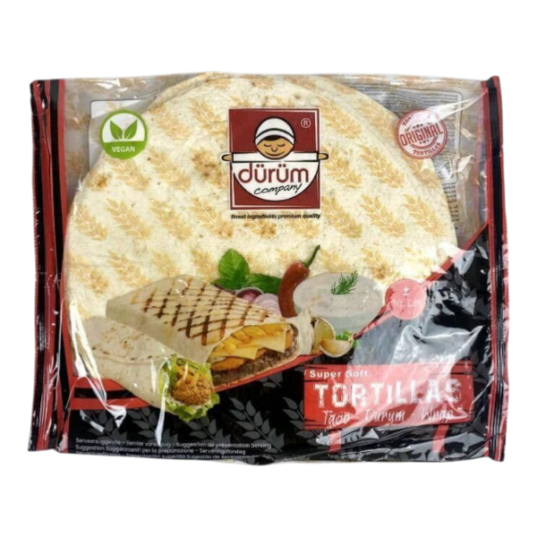 Durum Tortilla Vegan Wrap 20Cm 720G