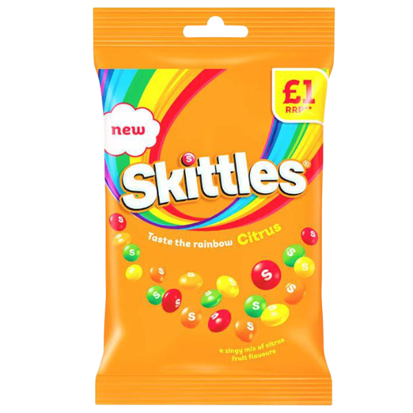 Skittles Citrus Treat Bag 109G
