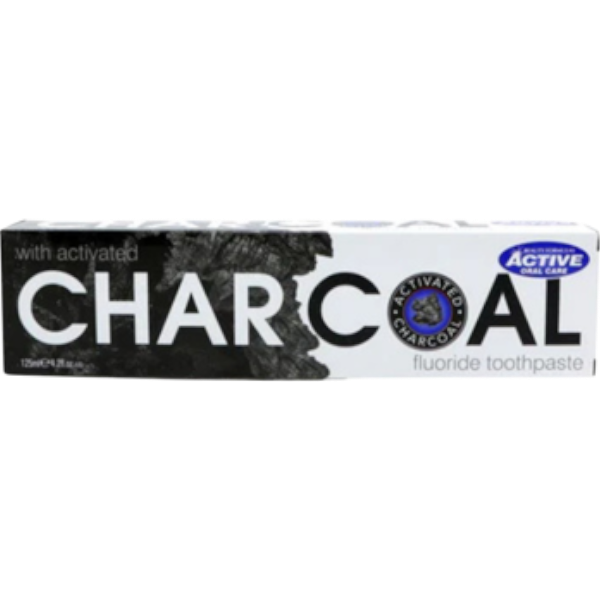 Active Charcoal Floride Toothpaste 125Ml