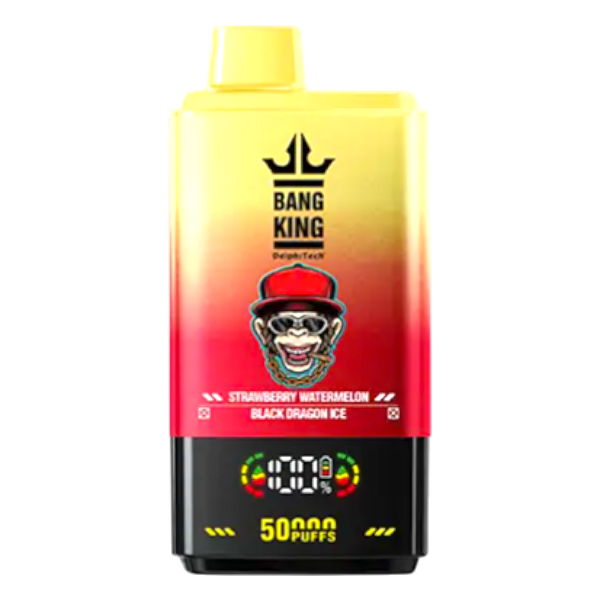 Bang King Strawberry, Watermelon And Black Dragon Ice 50000 Puffs