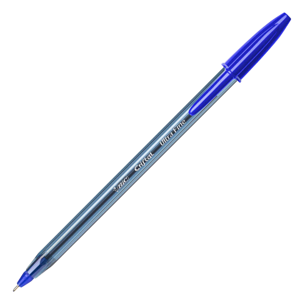 Bic Cristal  Ultra Fine Point Pen Blue Ink 1Un