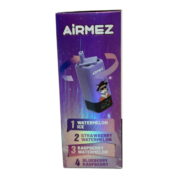 Airmez Vape Watermelon Ice, Strawberry, Raspberry, Blueberry 120000 Puff