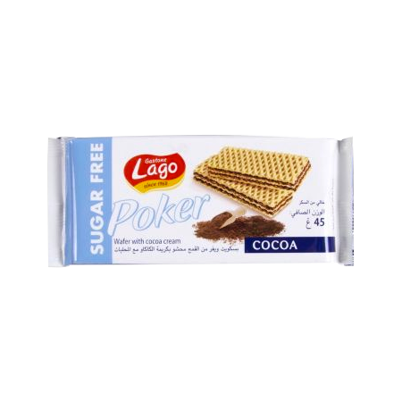 Lago Poker Cocoa Sugar Free 45G