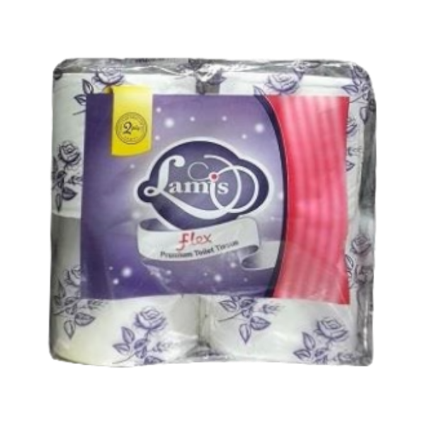 Lamis Toilet Tissue Flex Premium 2Ply 4 Rolls