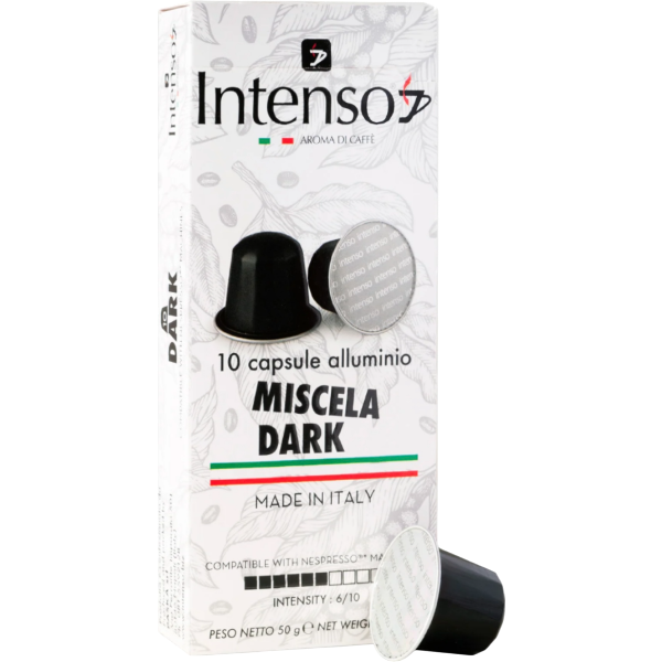 Intenso Dark Nespresso Compatible Capsules 10Un