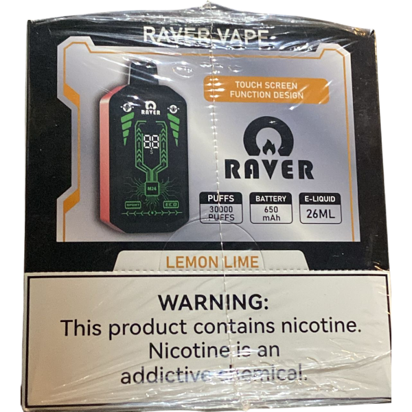 Raver Vape Lemon Lime 30000 Puff
