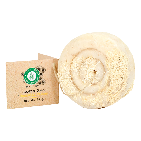 Khan Al Saboun Loofah Soap Chamomile Flower