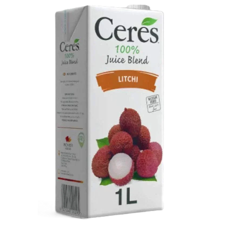 Ceres 100% Juice Litchi 1L