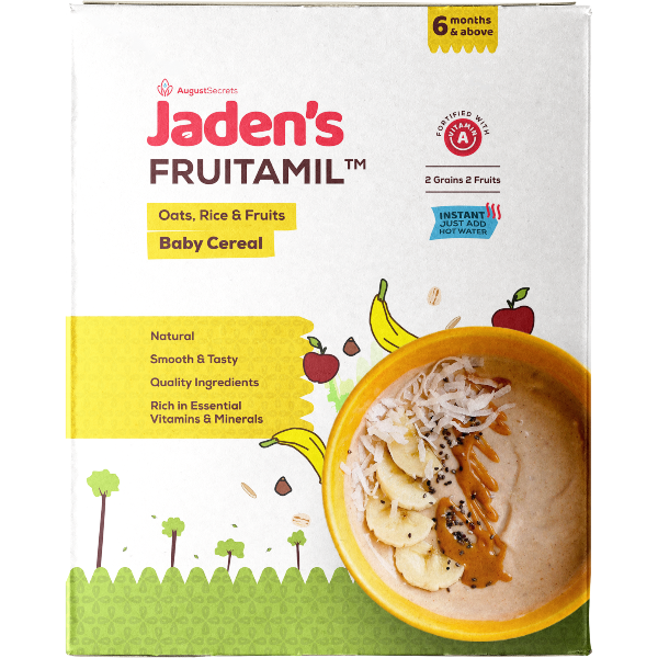 Jadens Fruitamil Cereal (Oats, Rice & Fruits) 400G