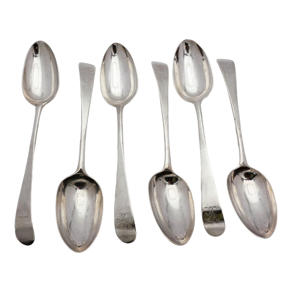 Silver Table Spoon 6Un