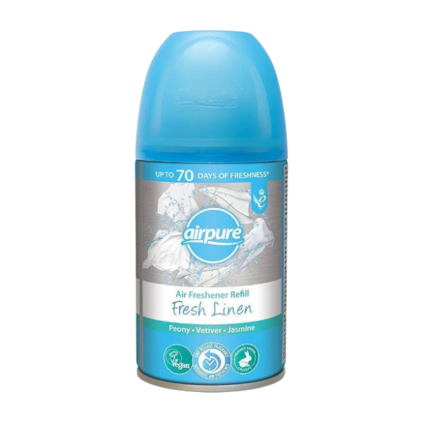 Airpure Air Freshner Auto Refill Fresh Linen 250Ml