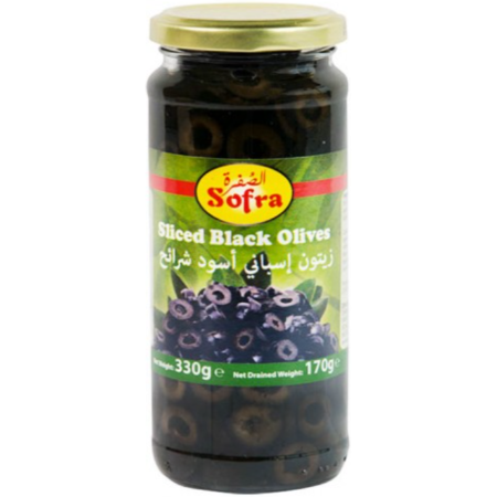 Sofra Black Olives 340G